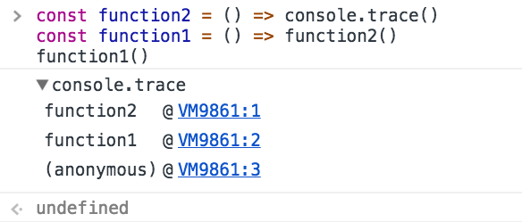 Print stack trace