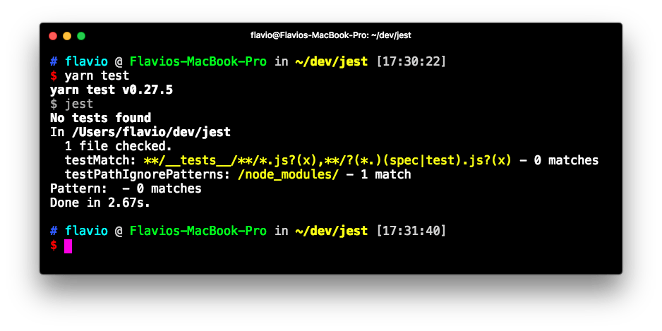 Testing with Yarn